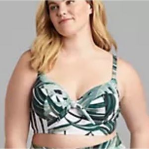 Longline Underwire Swim Bikini Top 40 DDD